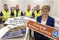 Sturgeon opens county charity-inspired project