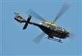 Helicopter joins hunt for suspected burglar