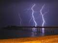 Lightning over Deal Pier