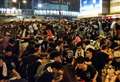 Students flee Hong Kong violence