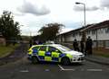 Police seal off road in Gravesend