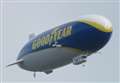 Goodyear Blimp spotted flying over Kent