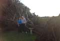 Storm damage trail across Thanet