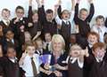 Maidstone school trumpets Walk to School Month
