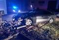 Police chase ends in dramatic smash
