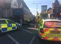 Pensioner hit by lorry