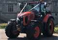 Newly-weds whisked away on tractor