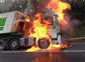 Long delays after M25 lorry fire