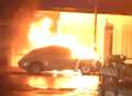 VIDEO: Car engulfed by flames after crash