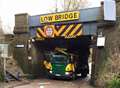 Road re-opens after truck stuck under railway bridge