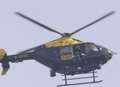 Helicopter hunts for wanted prisoner