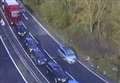 Long delays after motorway crash