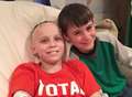 Boy's head shave to support brave cousin with cancer 