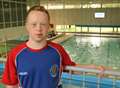 Billy shows he’s a real whizz in the pool with world record 