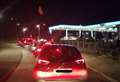 Drivers queue through night as fuel prices soar