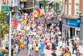 Hundreds turn out for town’s Pride celebrations
