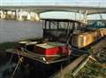 Four-hour fight against houseboat blaze