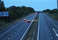 Crash on motorway led to three hours of delays