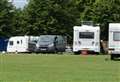 Travellers in park for the sixth time