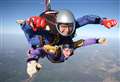 Fifth time lucky for skydiver