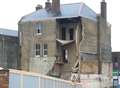 Dramatic collapse at old theatre site