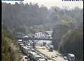M20 closed after horsebox breaks down