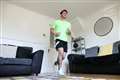 Co Down athlete runs marathon in his living room
