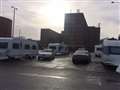Au revoir! Travellers who set up camp in town centre leave
