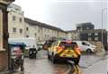 Scaffolding collapses near seafront