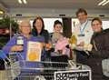 Generous shoppers help stock up the food bank 