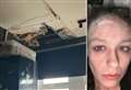 Ceiling collapses on woman after landlord 'ignored' leak