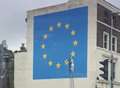 Banksy's Brexit verdict goes up in Dover