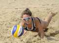 Beach volleyball draws the crowds 