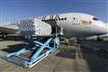 Virgin Atlantic plane brings hundreds of thousands of PPE items from China to UK