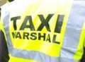 Police have been praised for their financial support for taxi marshals
