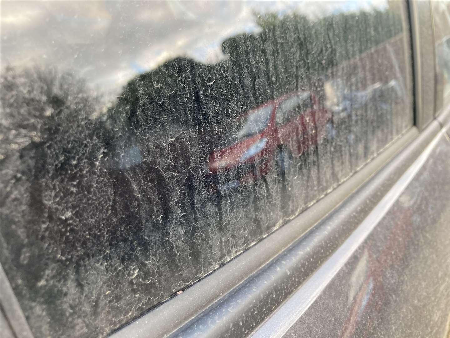 Dust has been spotted on cars in Medway this afternoon