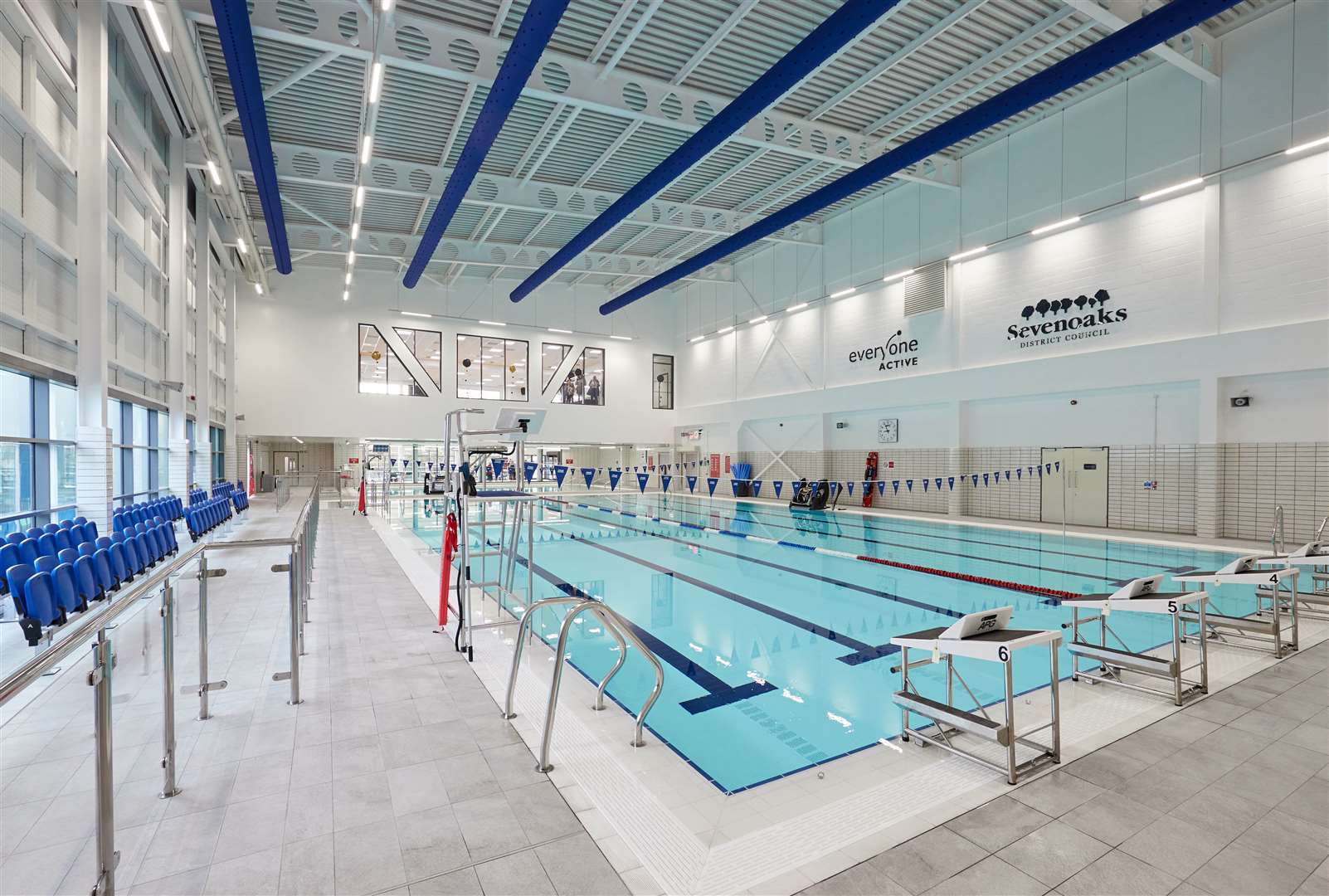 The new centre includes a 25m six lane main pool