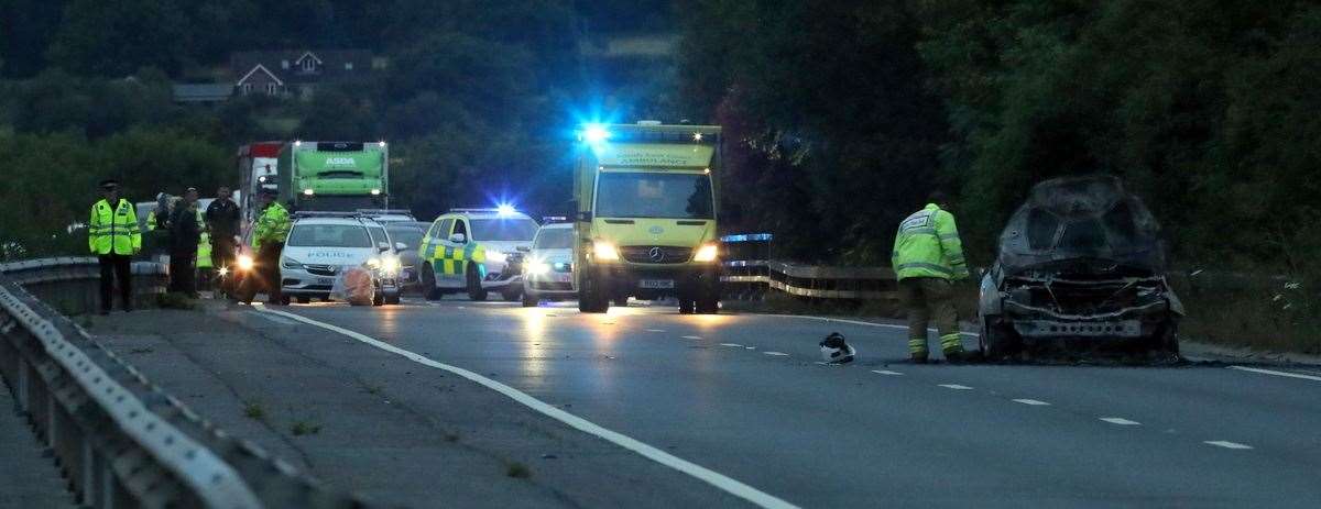 Emergency services arrived at the scene just before 3am yesterday. Picture: UKNIP
