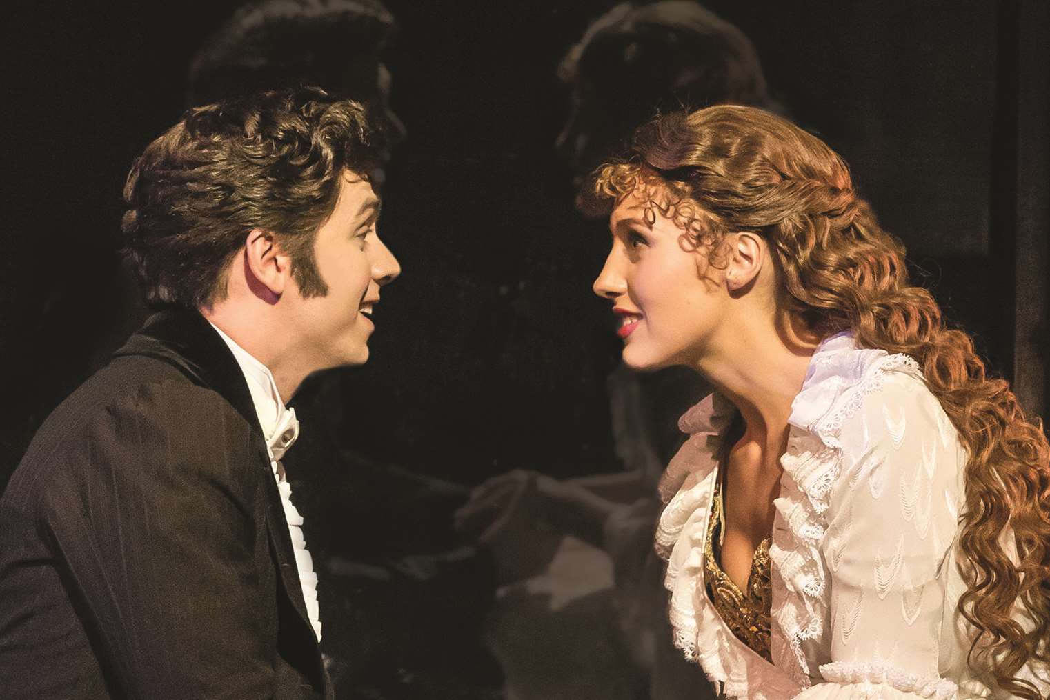 Nadim Namaan with Celinde Schoenmaker in the West End production of The Phantom of the Opera Picture: Johan Persson