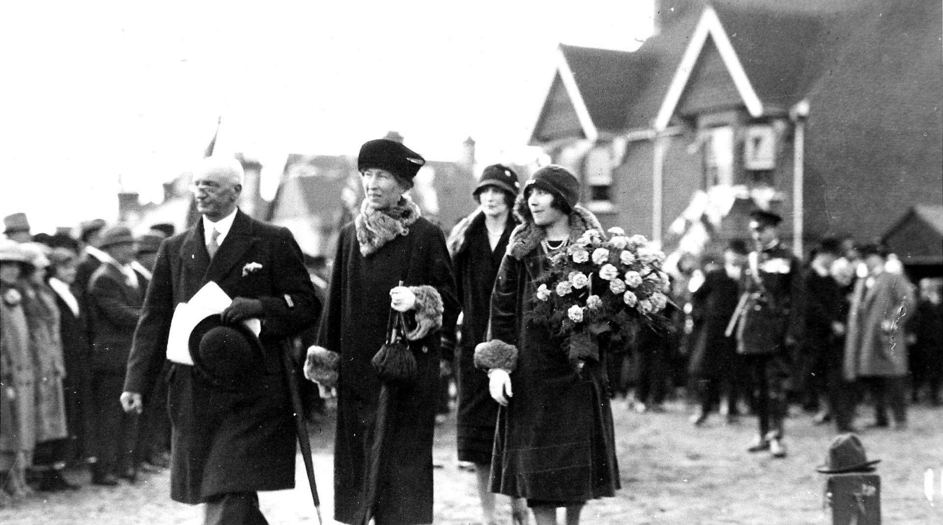 The Queen Mother – then the Duchess of York – was on hand to lay the foundation stone at a ceremony on October 20, 1926. Picture: Steve Salter