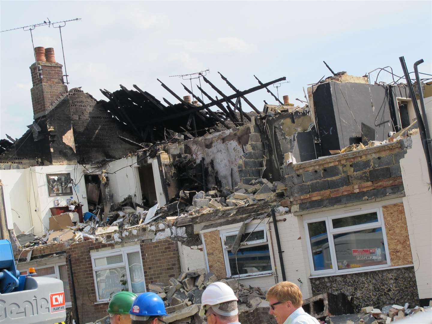 Eight homes on Little Knoll had to be demolished and replaced after the 2015 blast
