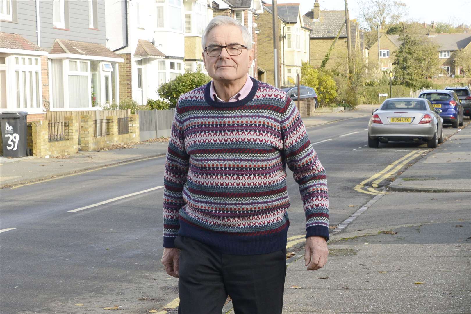 Michael Gould, from Whitstable, admits he is unlikely to be marching to victory in Canterbury