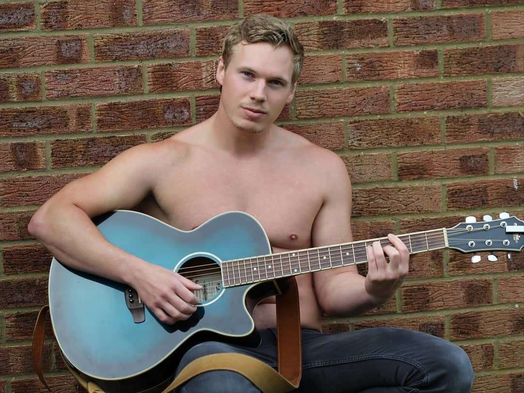 Hunky singer Karl Schilg from Minster, Sheppey, has released his new self-recorded single Dancing In The Rain