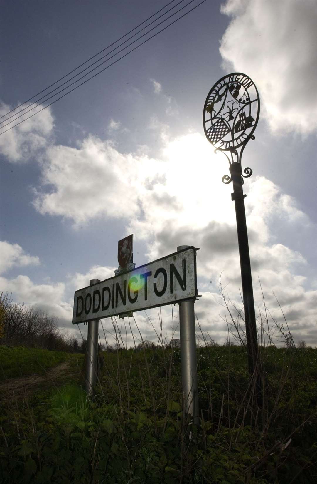 Doddington village sign. Picture: Terry Scott