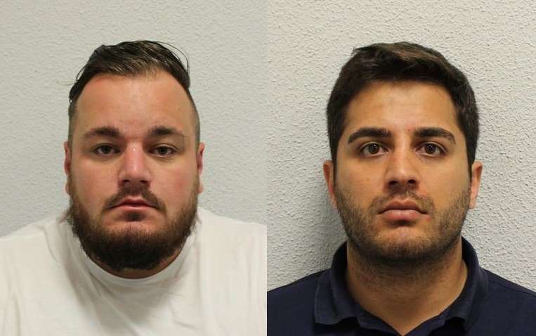 Harry Fisher, left, and Zak Lal have been jailed.