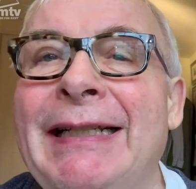 Christopher Biggins sent a message to Dartford for its virtual lights switch-on last year Picture: Dartford Together Facebook