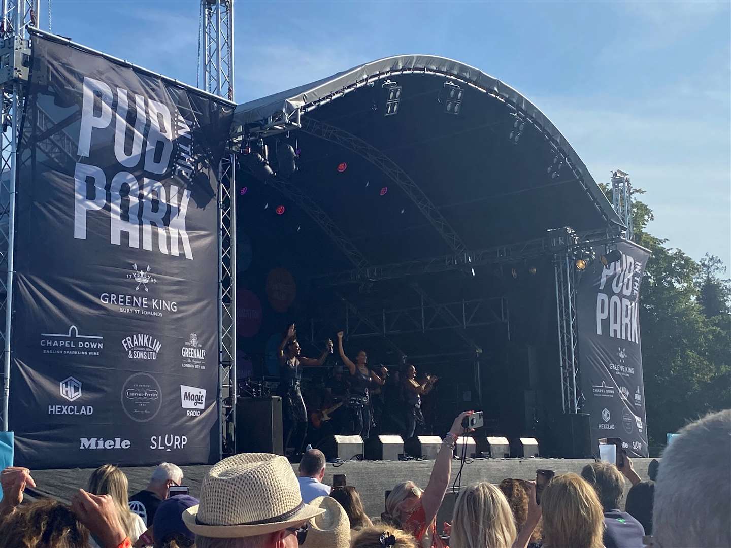 Sister Sledge were one of the headline acts at Pub in the Park last year
