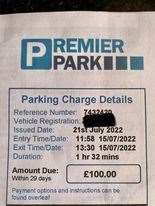 Parking charge slip (58246206)