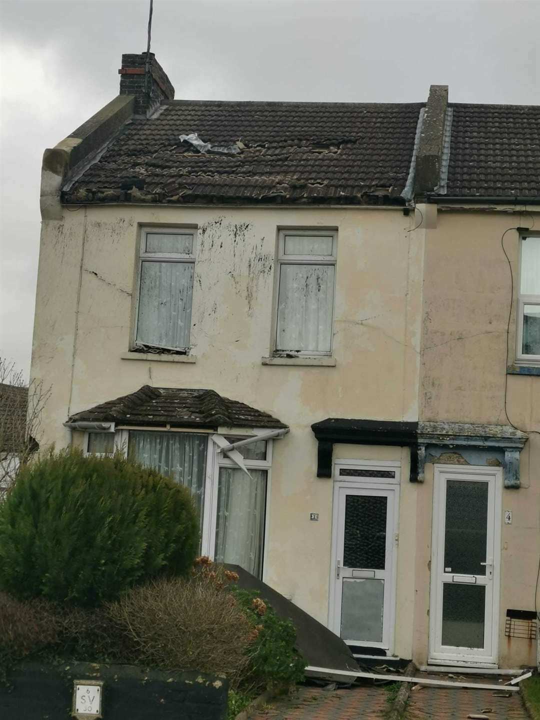 Loose roof tiles were common across Kent. Picture: Jack Archer