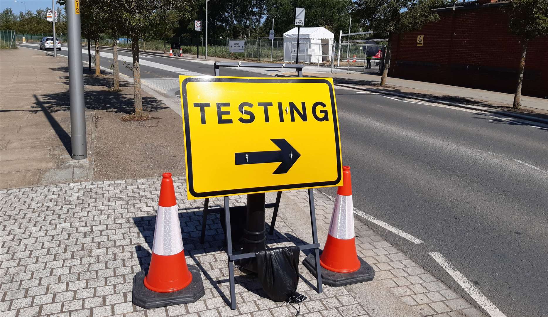 More drive through tests are being made available since a surge in demand yesterday